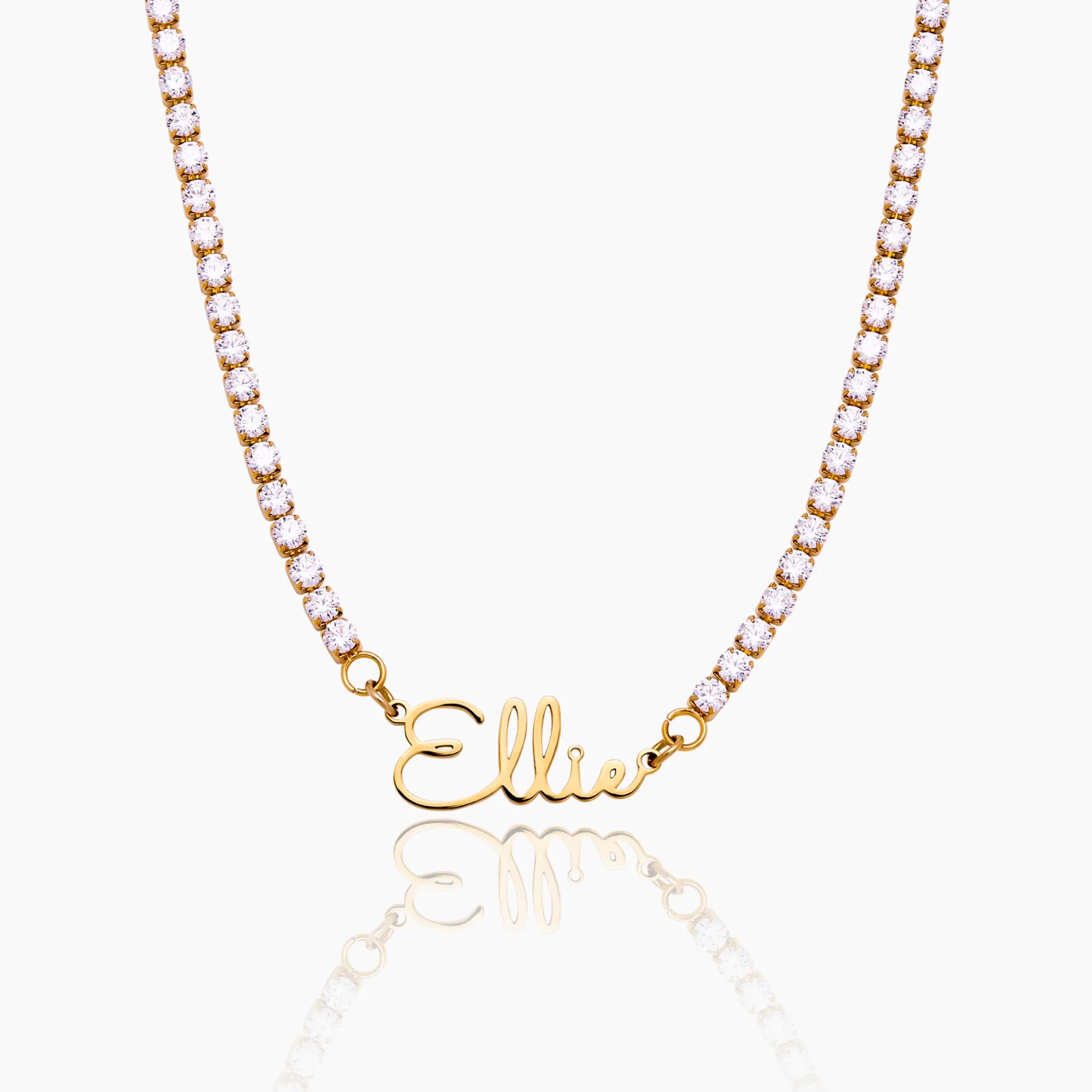 Custom Name Tennis Necklace