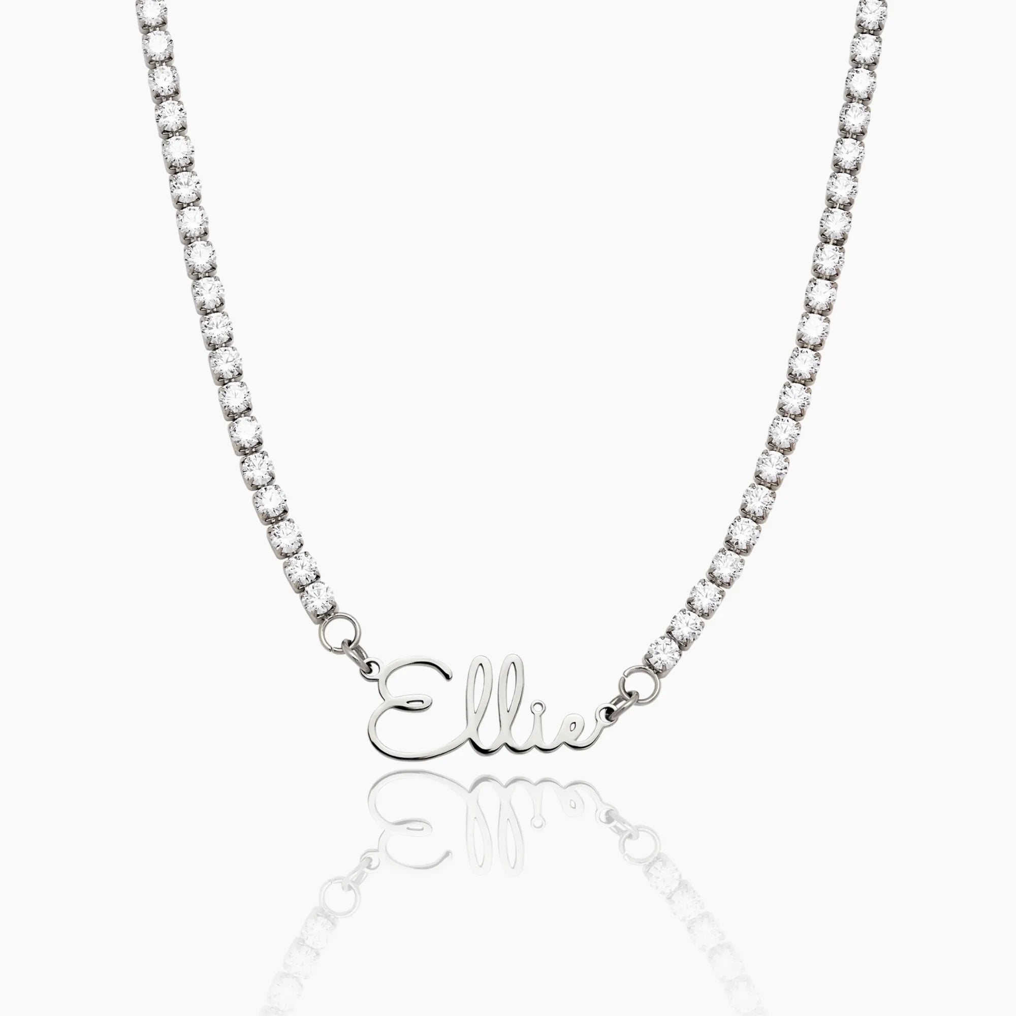 Custom Name Tennis Necklace