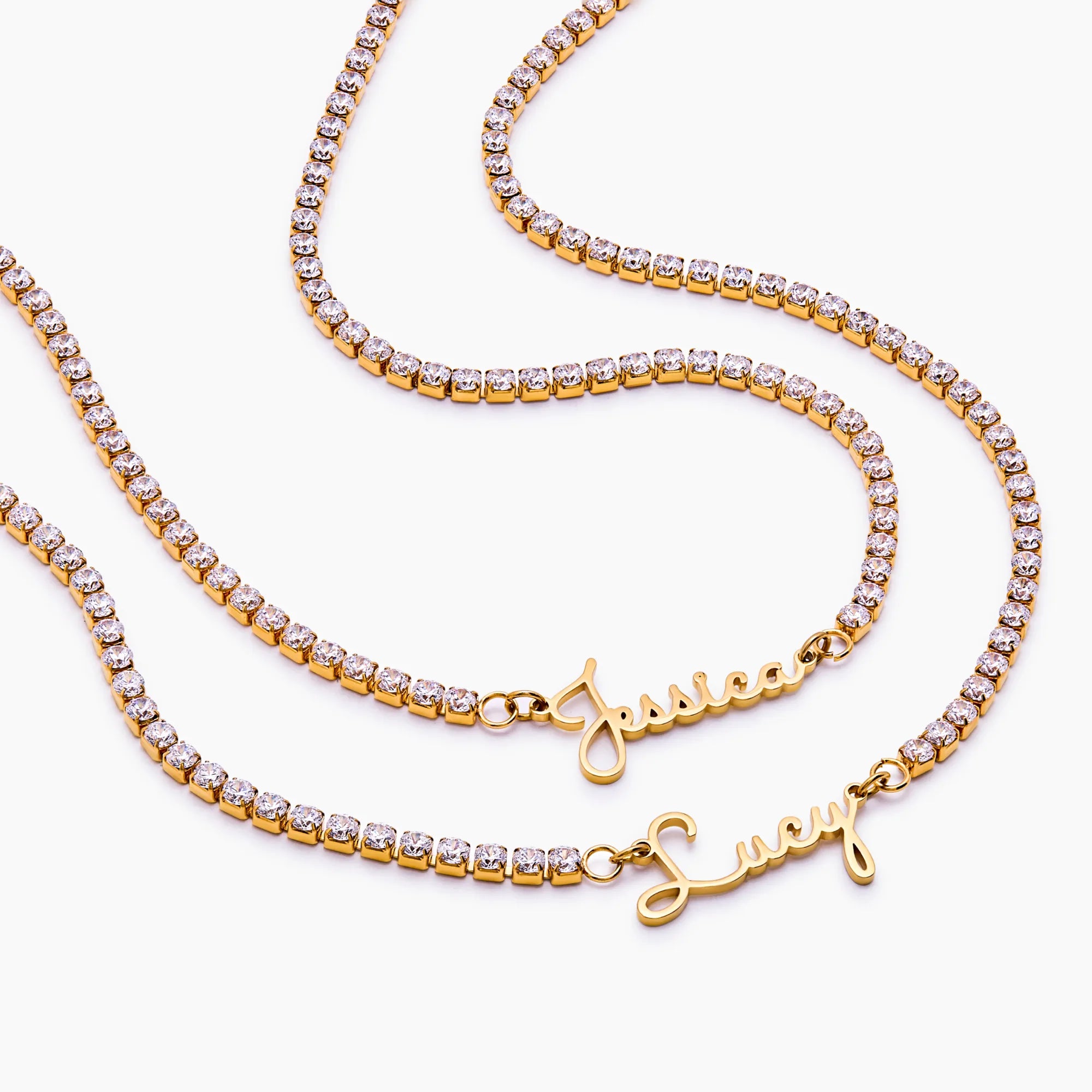 Custom Name Tennis Necklace